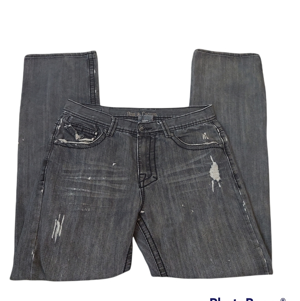 🌴FINAL SALE Axe & Crown Like New Men's Straight Jeans 33 X 34 - Picture 6 of 11